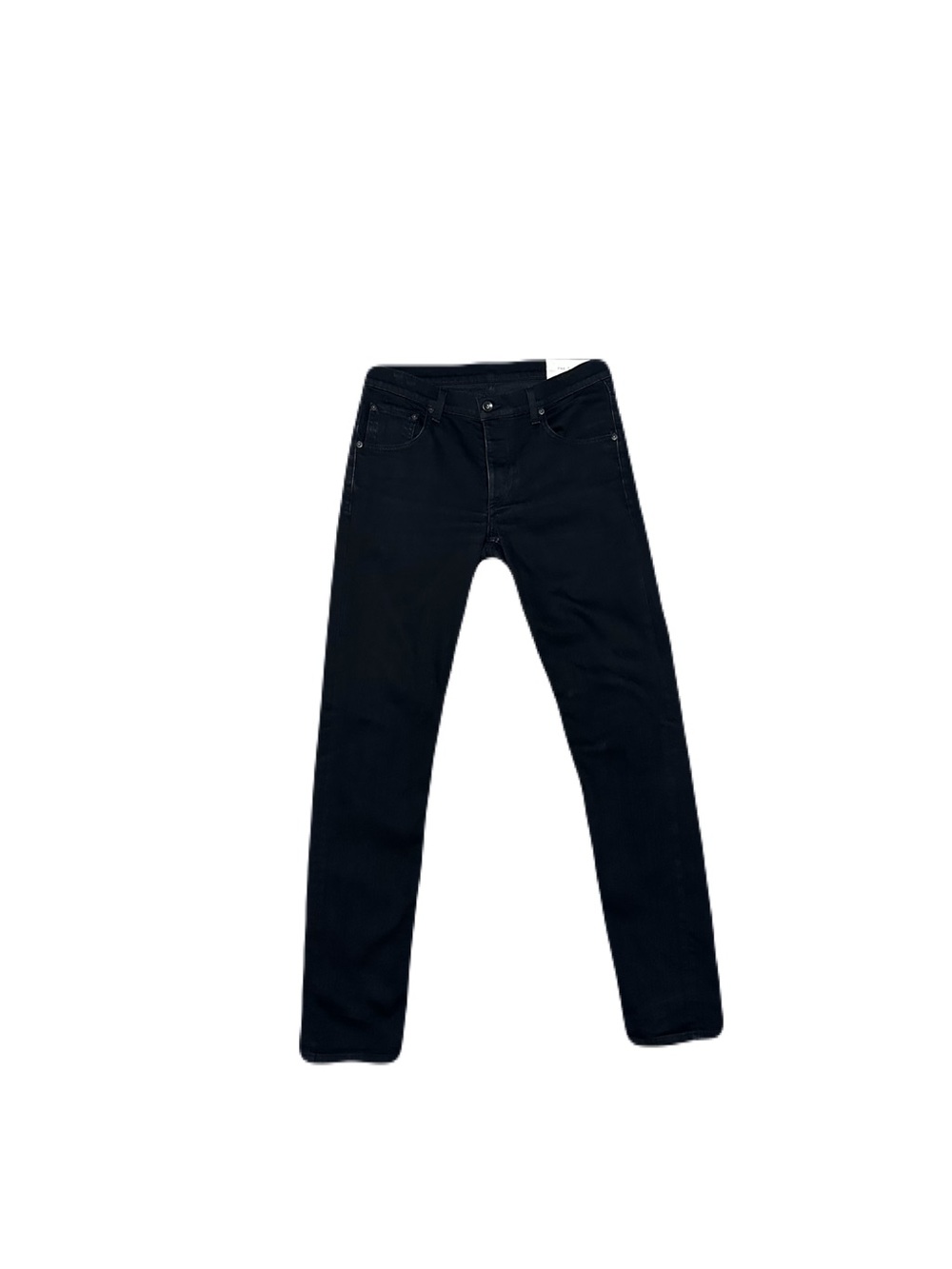 Rag & Bone Fit 2 Slim Jeans Mens 31X33 Black Tapered Stretch Leg Stretch Denim